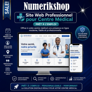 Site Web Professionnel pour Centre Médical – Prêt à l’emploi