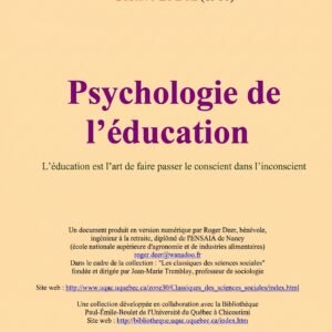 PSYCHOLOGIE DE L’ÉDUCATION
