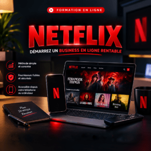 FORMATION VENTE DES ABONNEMENTS NETFLIX : DÉMARREZ UN BUSINESS EN LIGNE RENTABLE