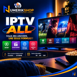 Abonnement IPTV — Pack ALL (Tout-en-Un) 12 mois