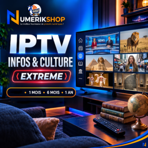 Abonnement IPTV — Infos & Culture Extrême (12 mois)